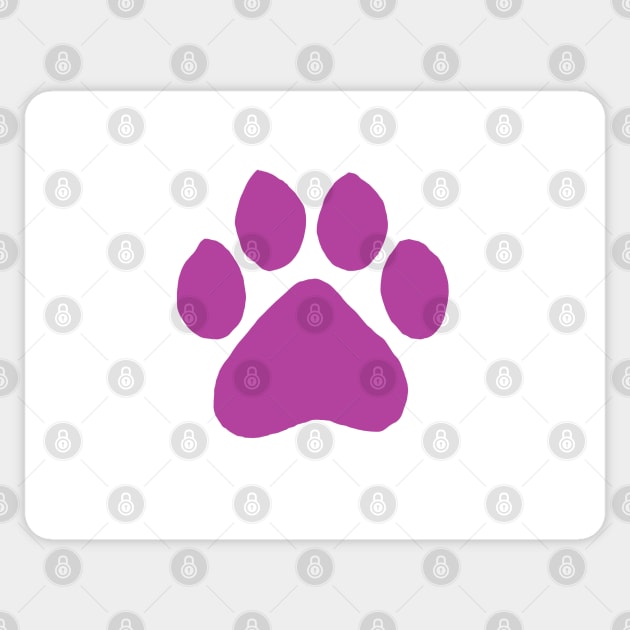 Pink paw Sticker by Noamdelf06